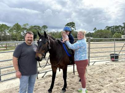 Maverick Rescued Wild Mustang Adopted December 2023